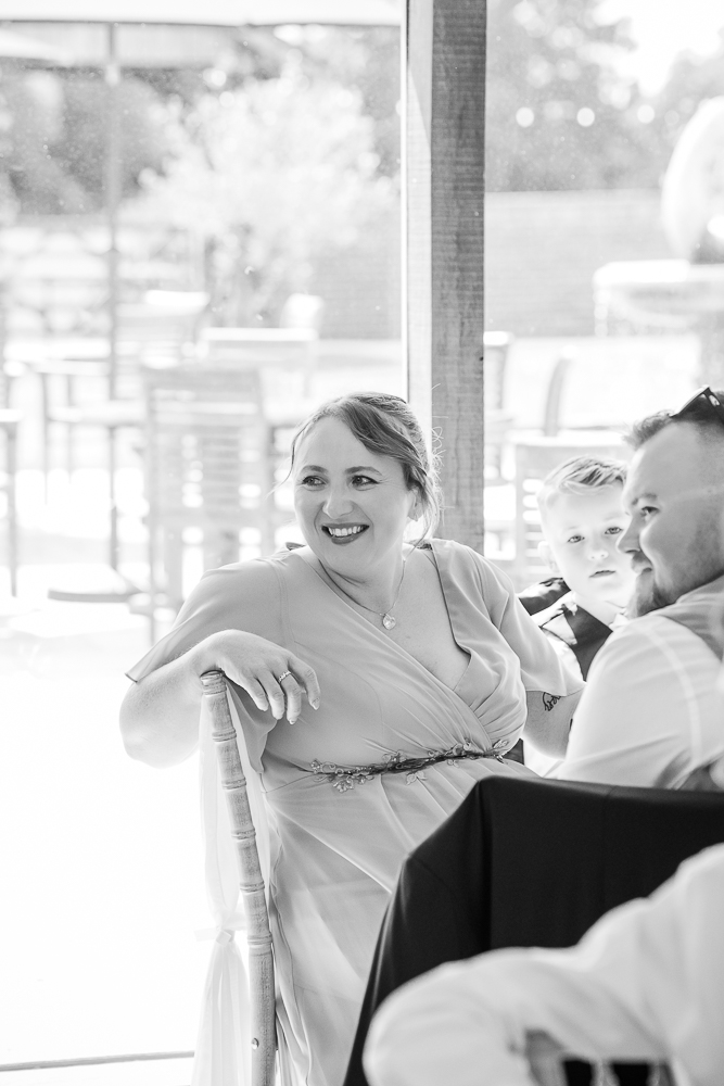 Wedding portrait relaxed